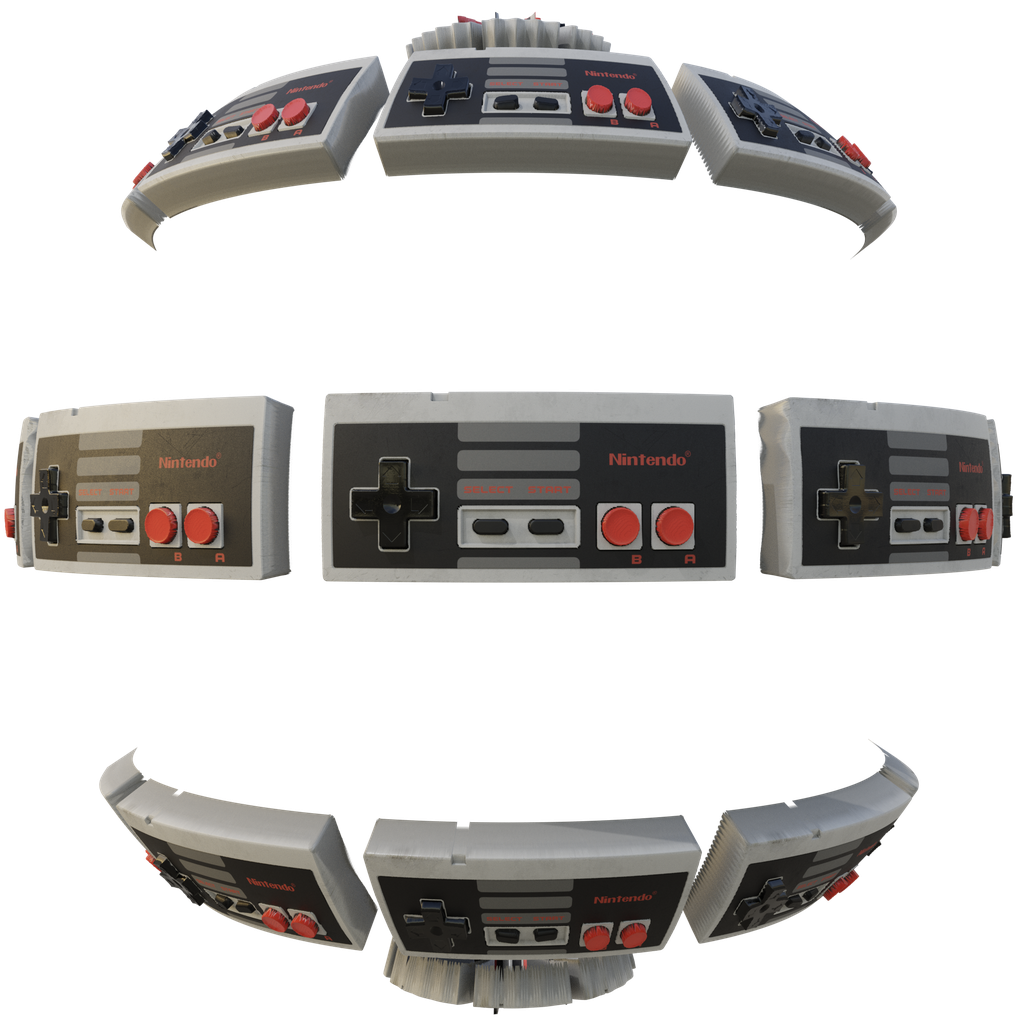 NES Controller | FREE tech materials | BlenderKit