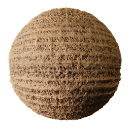 High-resolution photoscanned PBR arable field texture for 3D modeling, with 4K maps including color, AO, roughness, normal, and height adjustments.