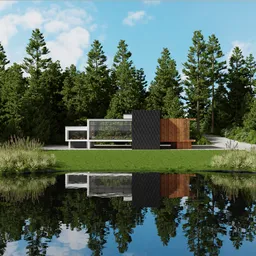 Modern Lakeside House