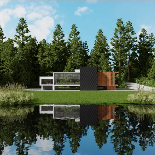 Modern Lakeside House