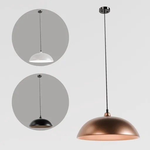 Wide Dome Pendant Lamp