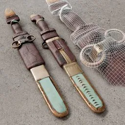 Nigerian Dagger (photo scan)