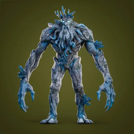 Tree Monster Rigged Animated