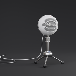 "Snowball Blue microphone on tripod with cord, Logitech's high poly mesh model for Blender 3D. Pro model with correct mesh, textured, and unwrapped, perfect for 3D rendering and animation projects."
or
"Snowball Blue microphone, a high-quality 3D model for Blender 3D. Logitech's professional-grade design, with accurate mesh, textures, and unwrapping, ideal for realistic 3D rendering and animation purposes."