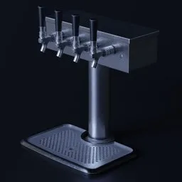 Beer Dispenser Four Taps