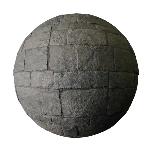 New Dark Medieval Castle Wall