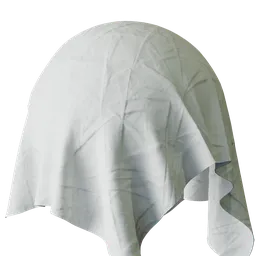 Bed sheet fabric white