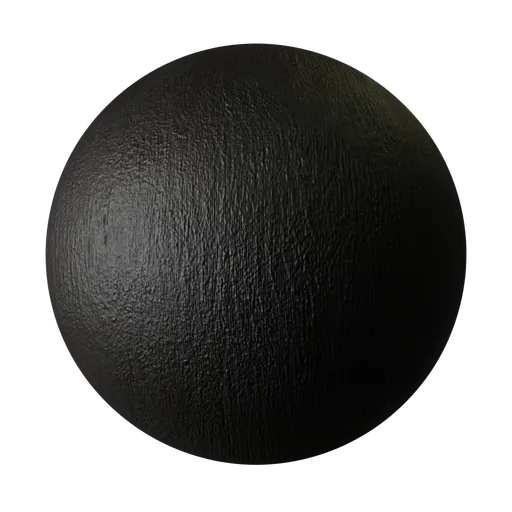 High-resolution black wood PBR texture for Blender 3D, perfect for digital modeling and rendering.