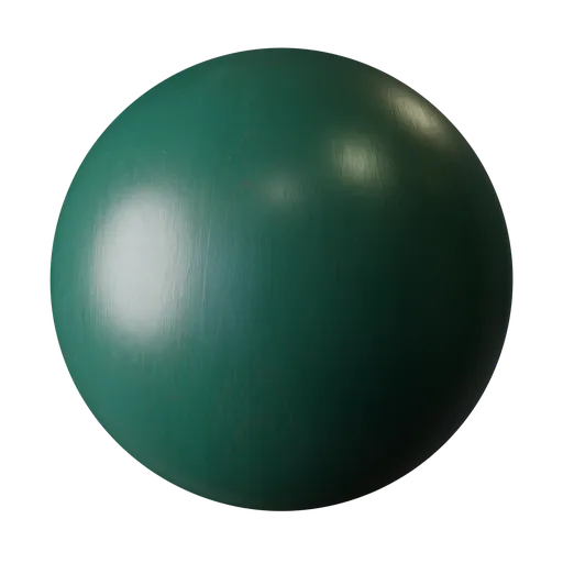 Wood Painted Forest Green