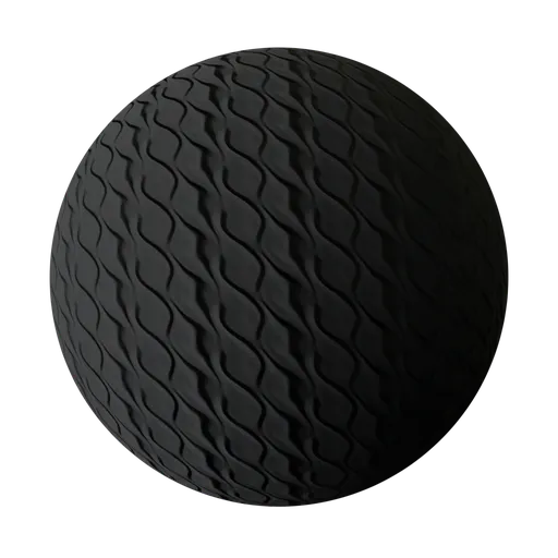 Black Woven Grip Rubber Pattern