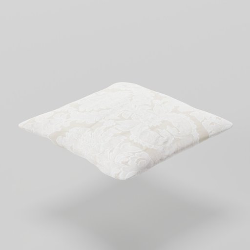 Francesca Hand Embroidered Throw Pillow Pillows models BlenderKit