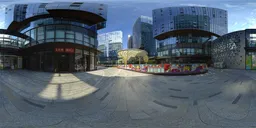 Building complex plaza