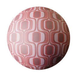 70s Decorative Wallpaper Carmine