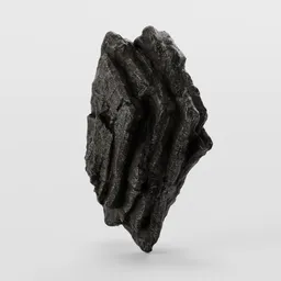 Desert Rock Tall Sharp Dark