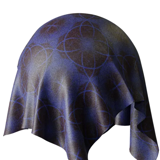 Purple rossete fabric