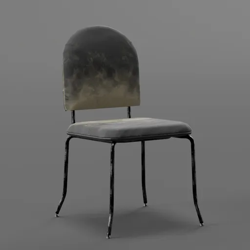 Wedding chair Black dirty
