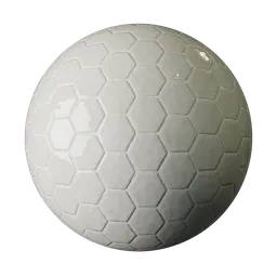 Hex Tile 100mm White