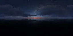 Night Twilight Cloudy Sky