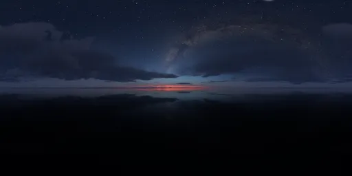 Night Twilight Cloudy Sky