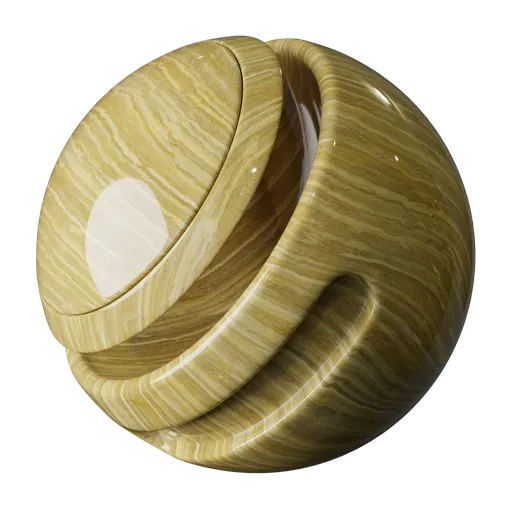 Polished Yellow Travertine