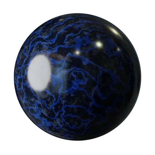 Cracked marble material