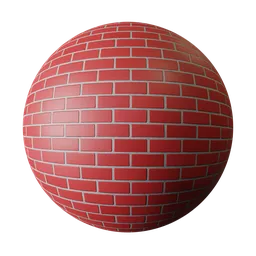 Red smooth brick