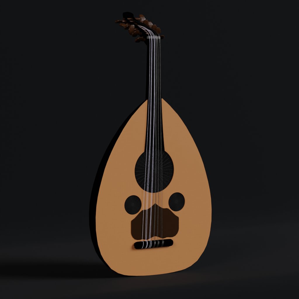 Oud Musical Instruments Models Blenderkit