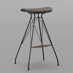 Wire bar stool