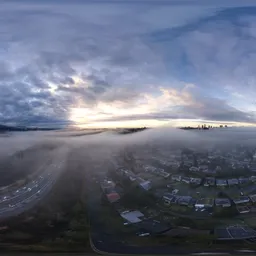 Cloudy Fog City Sunrise