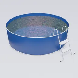 Round swimming pool