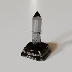 Crystal Obelisk with Wire