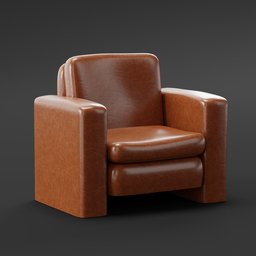 Comfy seat low poly