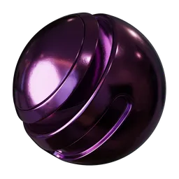 Purple Scratched Painted Steel