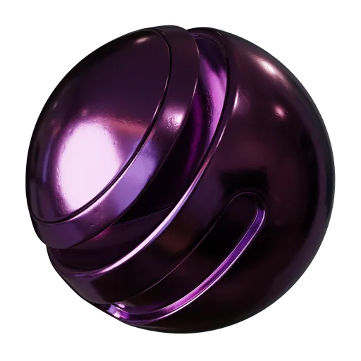 Purple Scratched Painted Steel