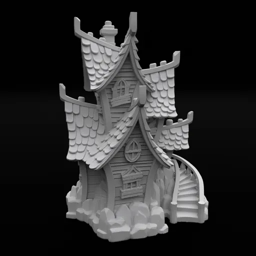 Haunted House Diorama