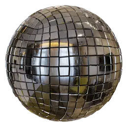Procedural Disco Mirror Ball Material