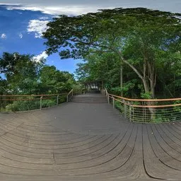 Wooden floor during cloudy day