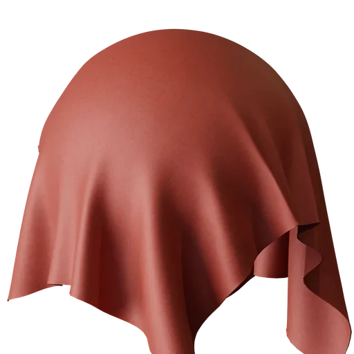 Plain Orange Velvet