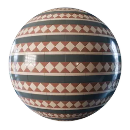 Victorian Mosaic Border Tiles