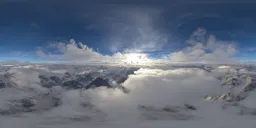 Cloudscape Mountain Landscape Aerial