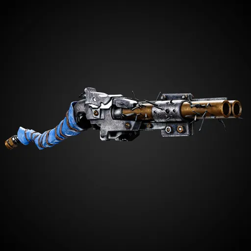 Apocalyptic Game-Ready Guns + 4K Textures | BlenderKit Series