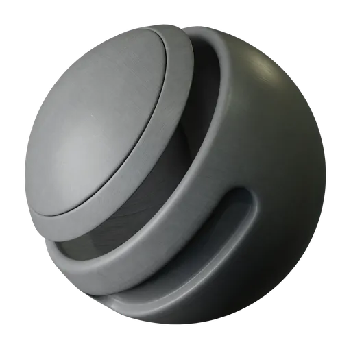 Used brushed silver metal