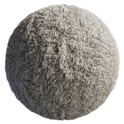 High-resolution 3D render of a textured fabric towel material suitable for PBR workflows in Blender and similar applications.