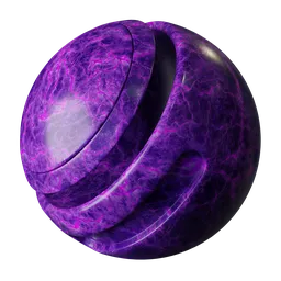 Purple marble