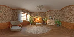 Vintage Piano Room