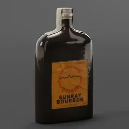 Sunray Bourbon Bottle