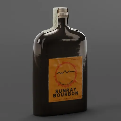 Sunray Bourbon Bottle