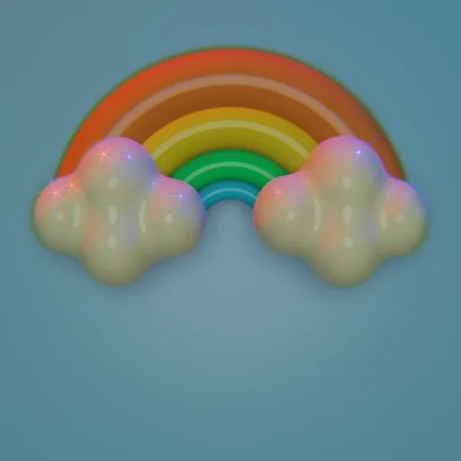 Clouds and rainbows