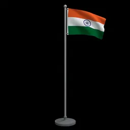 Animated Flag of India