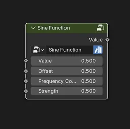 Sine Function Node